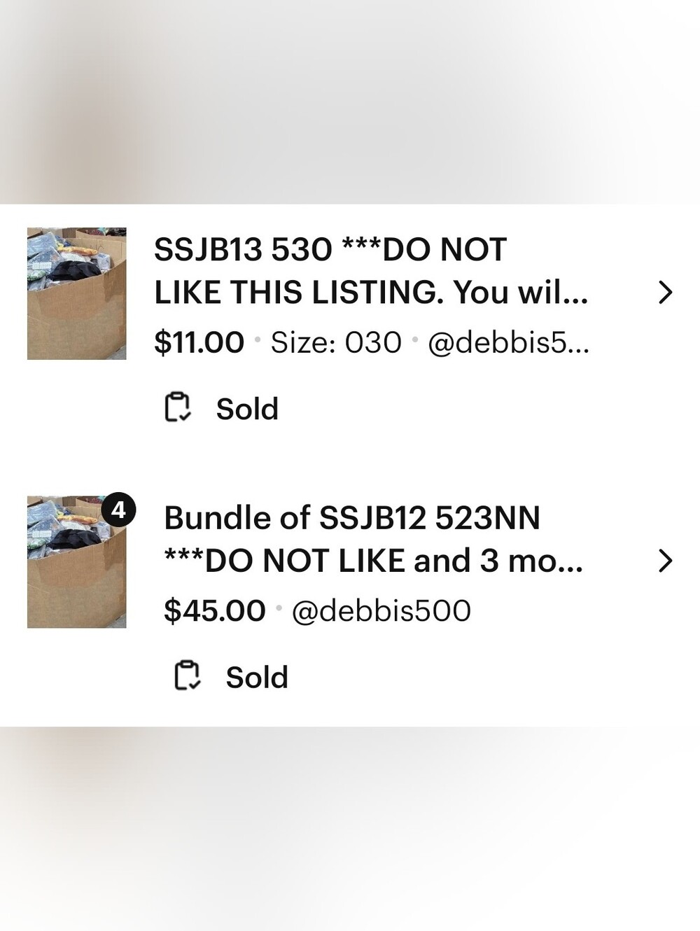 Combine Debbis500 $56